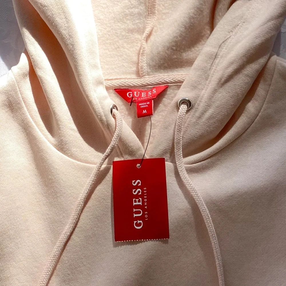 Guess - Pink Logo Hoodie - Picture 6 of 6